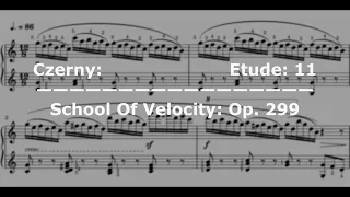 Etude №11 - C. Czerny | School Of Velocity: Op #299. — [Piano Tutorial]