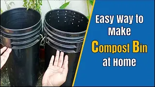 Making a priceless homemade diy compost bin