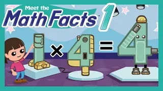 Meet the Math Facts Multiplication & Division - 1 x 4 = 4