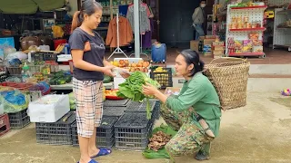 FULL VIDEO : 250 Days  Harvest Vegetable Garden, Bring Ginger To Market To Sell, Survival Alone