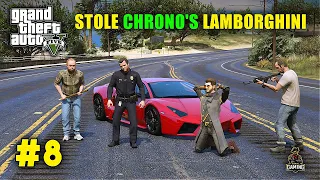 MICHAEL STOLE CHRONO'S FASTEST LAMBORGHINI | GTA V GAMEPLAY 8