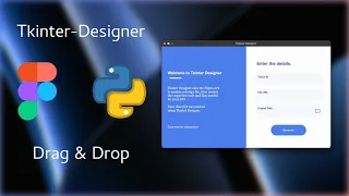 Create Beautiful Python GUI in 10 Minutes 🐍 | Tkinter Designer Tutorial