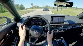 2022 Honda Civic Hatchback Sport Touring 6MT - POV Test Drive (Binaural Audio)