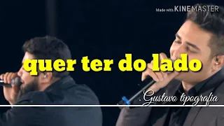 Henrique e Juliano - Ele quer ser eu ( vídeo para status) TIPOGRAFIA..