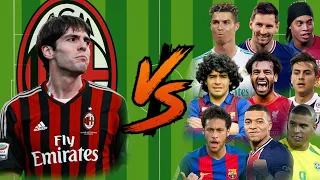AC Milan-Kaká vs Legends💪(Messi-Ronaldo-Benzema-Neymar-Mbappe)