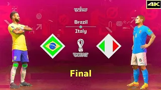 FIFA 23_|Brazil vs Italy||FIFA WORLD CUP FINAL|#football #gaming #fifa23 #brazil #fifaworldcup2022