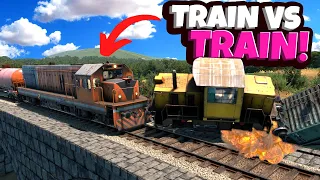 I CRASHED Two Trains Together in the Derail Valley Simulator Update!