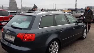 Пригон авто под заказ / Рынок Каунас нашли Audi A4 b7 2005 год 2.0 тди / смотрим