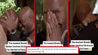 Emotional Moment🥺: Ronde Barber Receives His Knock for the Hall of Fame!🥺