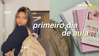 meu primeiro dia de aula 2024📓 | volta às aulas, 9 ano, minha rotina da manhã