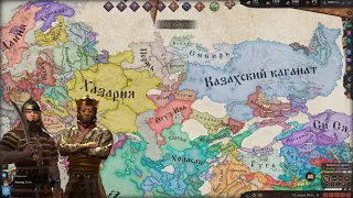 Crusader Kings III Казахский Каганат Война с Ханством Жетысу 8 Часть