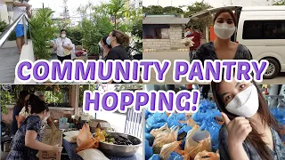 COMMUNITY PANTRY HOPPING! FEELING FULFILLED! | Nicole Caluag