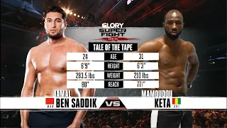 GLORY 22: Jamal Ben Saddik v Mamoudou Keta