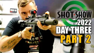 SHOT Show 2022 - Day Three Part 2 Coverage (S&W, B&T, Swampfox, Aimpoint, Modlite)