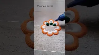 Independence Day Rangoli #Shorts #independenceday #RangoliShorts #Rangoli