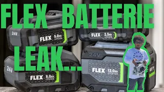 Flex Batteries LEAKING BLACK POISON