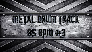 Slow Metal Drum Track 85 BPM (HQ,HD)