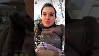 Ксения Бородина в прямом эфире Instagram 21 03 2018