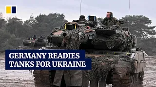 ‘Everything that helps Ukraine’: German Defence Minister visits Leopard 2 tank brigade