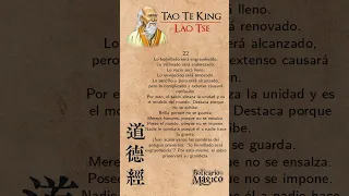 Tao Te king - Lao Tse - Parte 22