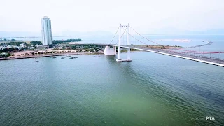 Cầu Thuận Phước 1000 tỷ đồng nối Cửa Vịnh Đà Nẵng nhìn từ flycam 4K - The Thuận Phước Bridge