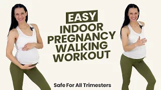 Pregnancy Cardio Workout (NO SQUATS, NO LUNGES) 20 Min Pregnancy Walking Workout!