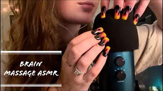 Brain massage ASMR🧠🤍😴 *This ASMR video will make you soooo sleepy*