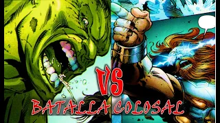 HULK VS ZEUS - BATALLA COLOSAL!!! ESPAÑOL