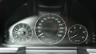 Расход топлива Mercedes w211 2.1 дизель ТРАССА Fuel consumption Mercedes  engine 2.1 diesel highway