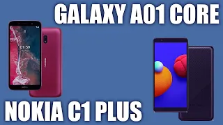 Nokia C1 Plus vs Samsung Galaxy A01 Core. Миники до 5.5". Вымирающий вид. Android 10 Go/16 ГБ/до $90