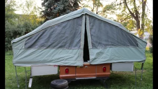 1973 Apache Eagle Tent Trailer For Sale.  Tow it with a Volkswagen.  UPDATE SOLD.