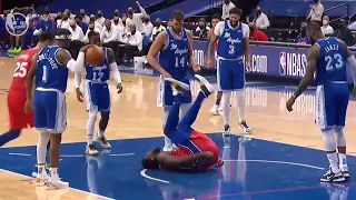 Joel Embiid thought LeBron James should have been assessed a flagrant 2 & ejected for his hard foul