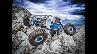 Axial Capra crawling, 3-gear trans, 120 mm shocks, Fort du Saint Eynard