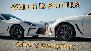 What's The Difference Between The 2022 Subaru BRZ and The 2022 Toyota GR86?