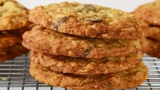 Crispy Oatmeal Cookies (Classic Version) - Joyofbaking.com