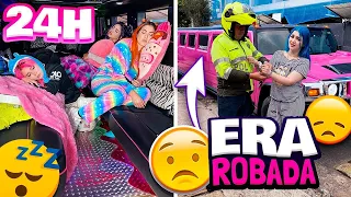 24 HORAS VIVIENDO EN UNA LIMUSINA GIGANTE *Nos llevó la policía* - Coloridas