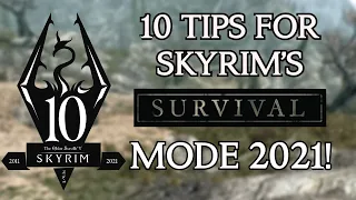 Skyrim Survival Mode: 10 Tips for Beginners! (2021!)