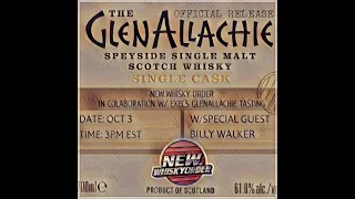 New.Whiskyorder GlenAllachie Tasting featuring Billy Walker - October 3, 2021