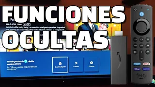 Funciones ocultas Fire TV Stick Activar menú secreto Cómo tener más funciones Trucos Amazon Fire TV