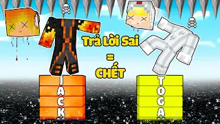 TÔ GÀ THỬ THÁCH 24H TRẢ LỜI CÂU HỎI SIÊU KHÓ VỀ LÀNG SINH TỐ TRONG MINECRAFT