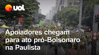 Bolsonaro: vídeos mostram início do ato de 25 de fevereiro na Paulista