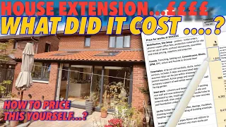 Cost to build this HOUSE EXTENSION? Full price and breakdown