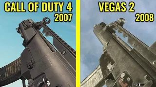 Call of Duty 4 vs Rainbow Six Vegas 2  - Weapons Comparison