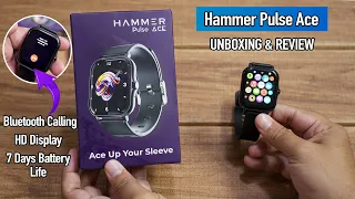 Top Bluetooth Calling Smartwatch 2022 under 1000 | Hammer Pulse Ace Review