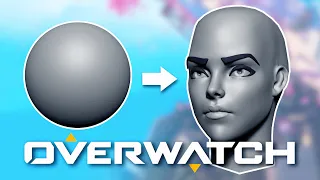 Sculpting an Overwatch Style Female Face