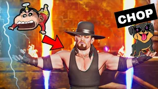 SHINCHAN BECAME UNDERTAKER TO DEFEAT EVIL CHOP IN WWE 🔥 EPIC FIGHT ! | IamBolt Gaming