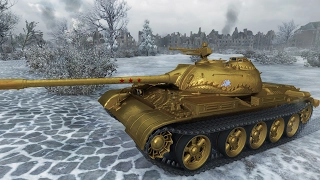 World of Tanks Type 59 (Gold skin) | 6.172 DMG | 161.000+ Credits | 6 kills | 1.790 EXP - Winterberg