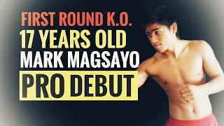 Mark Magsayo first Pro-fight