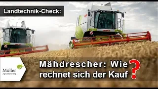 Mähdrescher CLAAS Tucano 430 Montana im Landwirt.com Praxistest - Für Getreideernte 2019 kaufen?