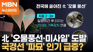 [토요뉴스와이드] 오물풍선·미사일 쏘고 날리는 北…국경선 '파묘' 인기 급증?